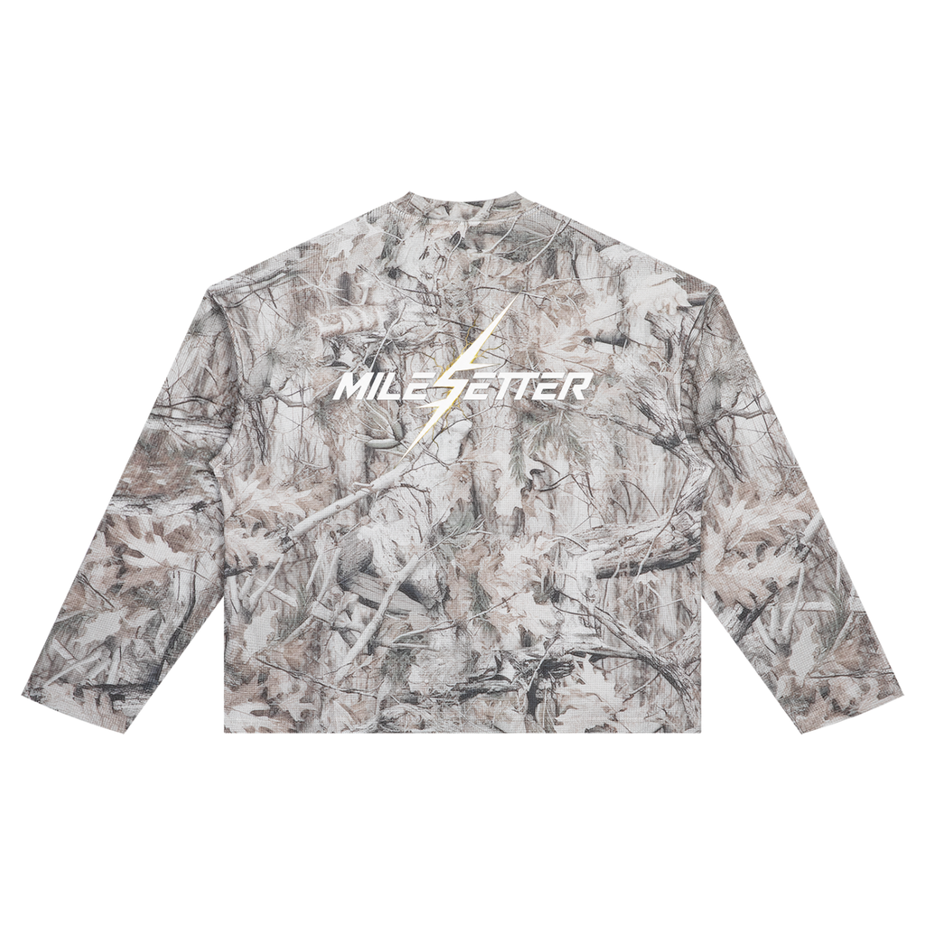 Lightning Real Tree Camo Waffle T-Shirt